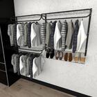Kit Para Closet Com 6 Peças Regulável 200x100 Cm Tonalidade P