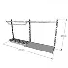 Kit Para Closet Com 6 Peças Regulável 200x100 Cm Tonalidade P