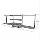 Kit Para Closet Com 6 Peças Regulável 300x100 Cm Tonalidade B