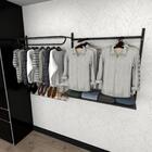 Kit Para Closet Com 7 Peças Regulável 200x100 Cm Tonalidade P