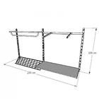 Kit Para Closet Com 7 Peças Regulável 200x100 Cm Tonalidade P