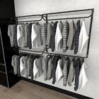 Kit Para Closet Com 7 Peças Regulável 200x100 Cm Tonalidade P