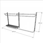 Kit Para Closet Com 7 Peças Regulável 200x100 Cm Tonalidade P