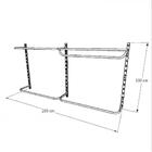 Kit Para Closet Com 7 Peças Regulável 200x100 Cm Tonalidade P