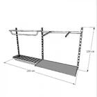 Kit Para Closet Com 8 Peças Regulável 200x100 Cm Tonalidade B