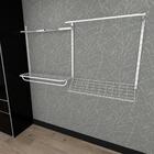 Kit Para Closet Com 8 Peças Regulável 200x100 Cm Tonalidade B