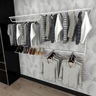 Kit Para Closet Com 8 Peças Regulável 200x100 Cm Tonalidade B