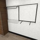 Kit Para Closet Com 8 Peças Regulável 200x100 Cm Tonalidade P