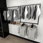 Kit Para Closet Com 8 Peças Regulável 200x100 Cm Tonalidade P