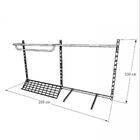 Kit Para Closet Com 8 Peças Regulável 200x100 Cm Tonalidade P