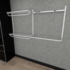 Kit Para Closet Com 9 Peças Regulável 200x100 Cm Tonalidade B