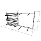 Kit Para Closet Com 9 Peças Regulável 200x100 Cm Tonalidade B