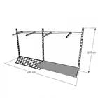 Kit Para Closet Com 9 Peças Regulável 200x100 Cm Tonalidade B