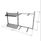 Kit Para Closet Com 9 Peças Regulável 200x100 Cm Tonalidade B