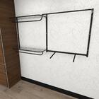 Kit Para Closet Com 9 Peças Regulável 200x100 Cm Tonalidade P