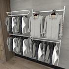 Kit Para Closet Com 9 Peças Regulável 200x200 Cm Tonalidade B