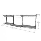 Kit Para Closet Com 9 Peças Regulável 300x100 Cm Tonalidade B