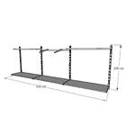 Kit Para Closet Com 9 Peças Regulável 300x100 Cm Tonalidade P