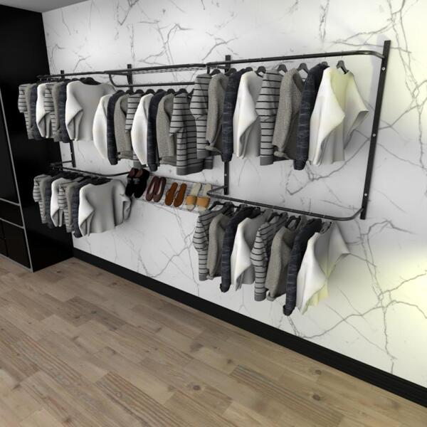 Kit Para Closet Com 9 Peças Regulável 300x100 Cm Tonalidade P