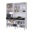 Kit Para Cozinha 155cm Com 6 Portas 3 Gavetas Regina Itatiaia