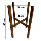 Kit Para Decoração De Casa Com 3 Vasos De Plantas E Suportes