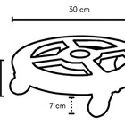 Kit Para Decoração De Casa Com 3 Vasos De Plantas E Suportes