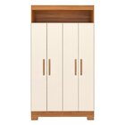 Kit Para Escritório Com 1 Mesa De Canto E Armário Multiuso 4