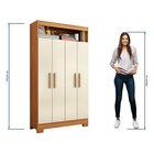 Kit Para Escritório Com 1 Mesa De Canto E Armário Multiuso 4