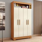 Kit Para Escritório Com 1 Mesa De Canto E Armário Multiuso 4