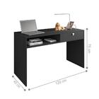 Kit Para Escritório Com Gaveteiro Mahavir Preto Branco