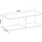 Kit Para Escritório Com Mesa Complementar, 2 Nichos Mdf, Módu