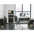 Kit Para Escritório Estante Mesa Em L E Aparador 3 Porta Los