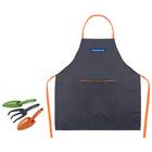 Kit para Jardim 4 Peças com Avental + Ferramentas Plásticas 28x22x5cm Tramontina