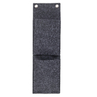 Kit para Jardim Vertical 2 Vasos Feltro Cinza 42x12cm