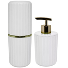 Kit Para Pia De Banheiro Suporte Para Escovas De Dente Porta