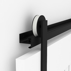 Kit para Porta de Correr Alumínio Preto 1,50m WF