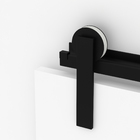 Kit para Porta de Correr Alumínio Preto 1,50m WF