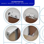 Kit para Porta de Correr Evolution 235 2m Alumínio Marrom Rodinato