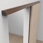 Kit para Porta de Correr Evolution 235 2m Alumínio Marrom Rodinato