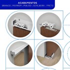 Kit para Porta de Correr Evolution 235 2m Alumínio Polido Rodinato