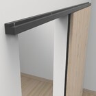 Kit para Porta de Correr Evolution 235 2m Alumínio Preto Rodinato