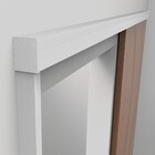 Kit para Porta de Correr Master Top 2m Alumínio Branco Rodinato