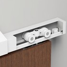 Kit para Porta de Correr Suporte Evolution 2m Alumínio Marrom 4R TR Rodinato