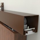 Kit para Porta de Correr Suporte Evolution 2m Alumínio Marrom 4R TR Rodinato