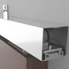 Kit para Porta de Correr Suporte Evolution 2m Alumínio Polido 4R TR Rodinato