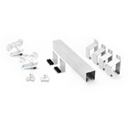 Kit para Porta de Correr Suporte Evolution 2m Alumínio Polido 4R TR Rodinato