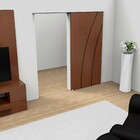 Kit para Porta de Correr Suporte Top 2m Alumínio Branco Rodinato