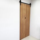 Kit para Porta Dobrável Celeiro 3x4,5x120cm em Alumínio Preto Geris
