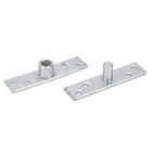 Kit Embutir para Porta Pivotante 100x2,5cm Aço Inox Zincado