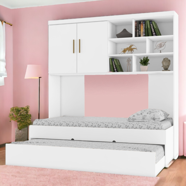Kit Para Quarto Completo Meninas Poole Branco